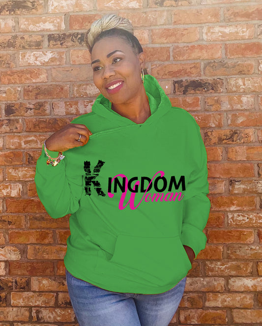 Kingdom Woman Black Logo Hoodie - AllThingsKingdom